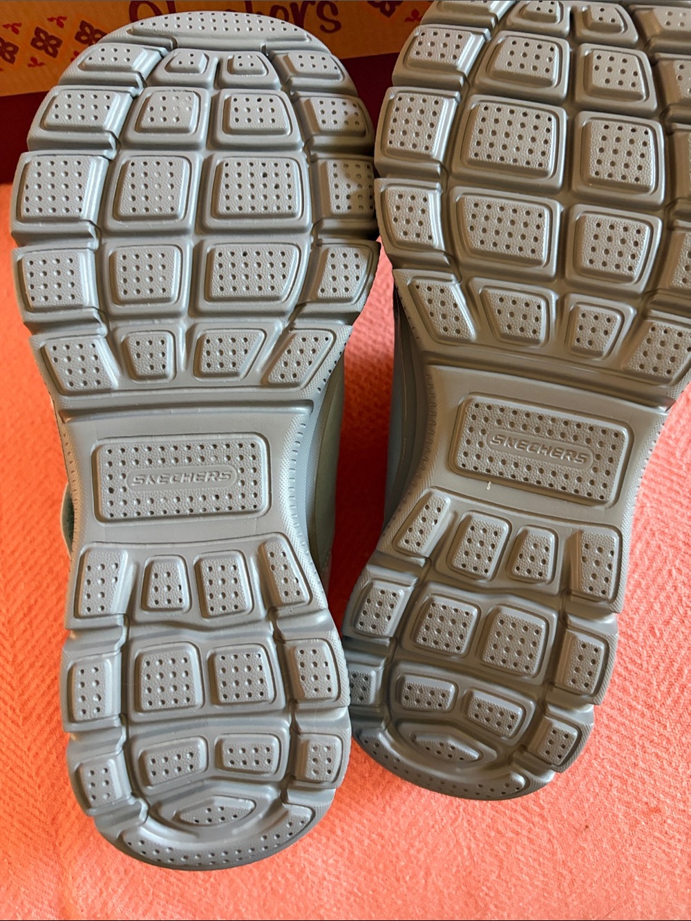 Skechers Light Blue Crisscross Slide Sandals - Picture 2 of 3
